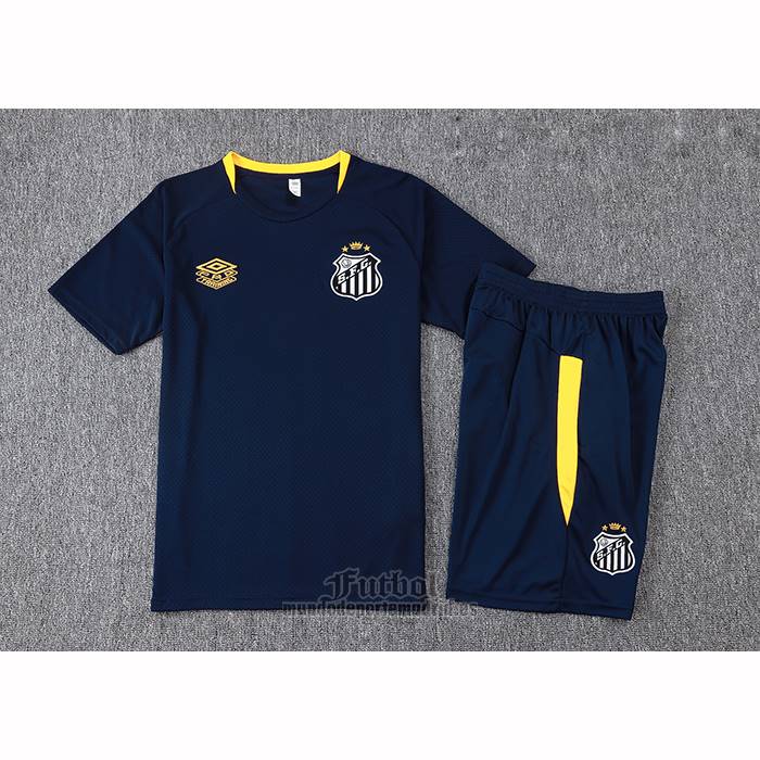 Chandal del Santos Manga Corta 2025-2026 Azul - Pantalon Corto